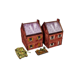 WW2 Normandy Cafe PREPAINTED 15mm