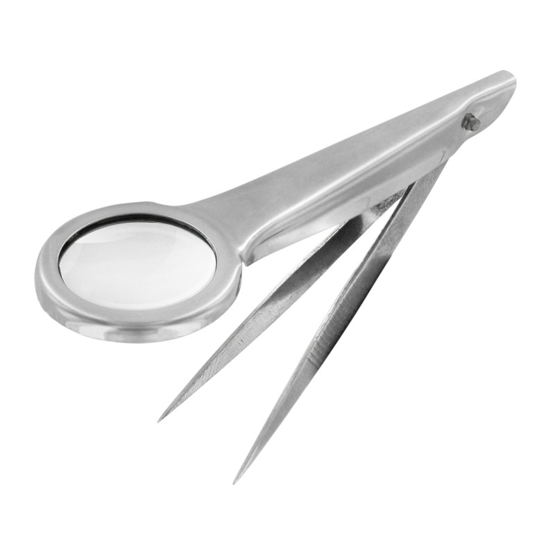 Tweezers with Magnifier