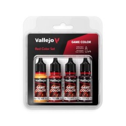 Game Color Set: Rojo 4X18Ml.