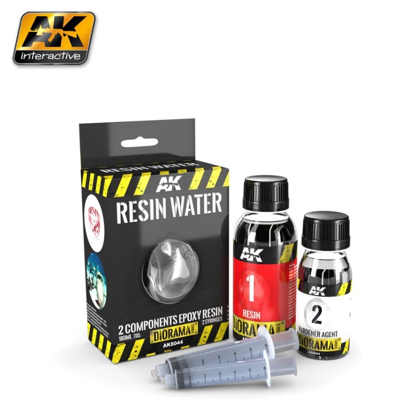 Resin Water 2-Components Epoxy Resin - 180ml (Enamel)