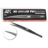 Hg Angled Tweezers 02 Flat-end