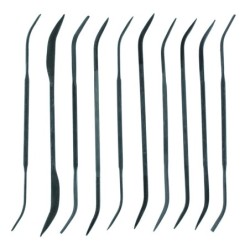 Set of 10 Curved Files