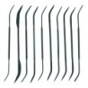 Set of 10 Curved Files