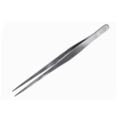 Straight Tip Stainless Steel Tweezers (175 mm)