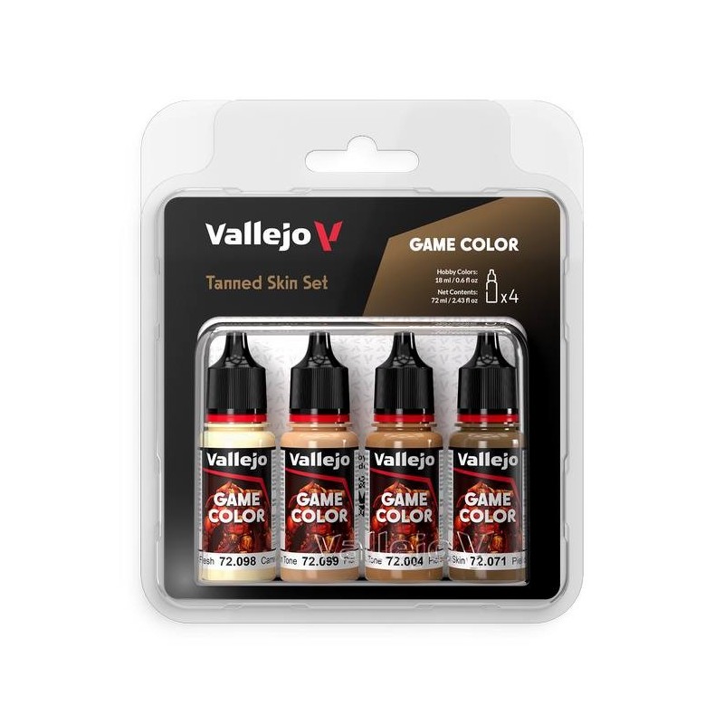 Game Color Set: Piel Bronceada 4X18Ml.