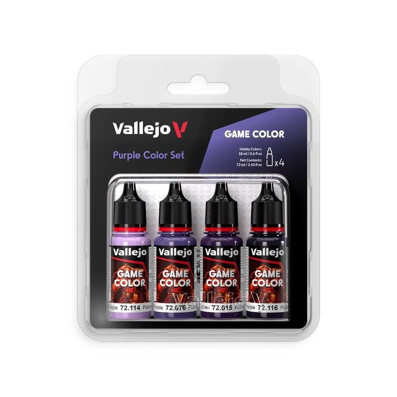 Game Color Set: Violeta 4X18Ml.