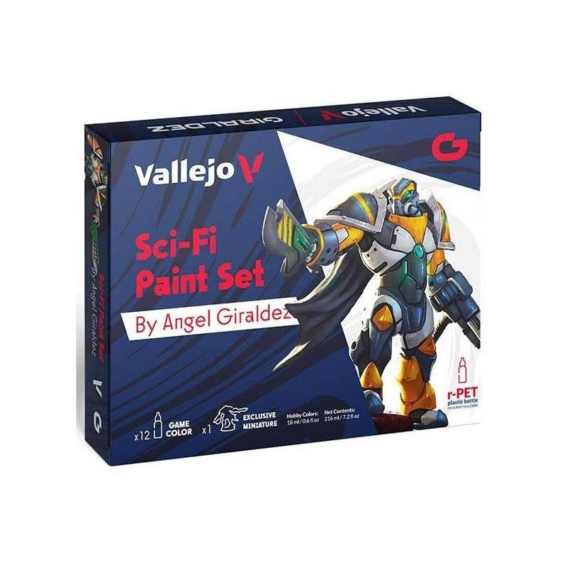 Sci-Fi Paint Set by Ángel Giráldez (Incluye miniatura)