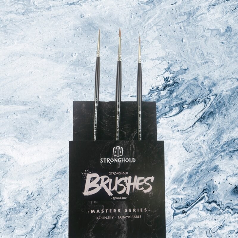 Stronghold Brushes Pack Master Series (Size 0, 1, 2)