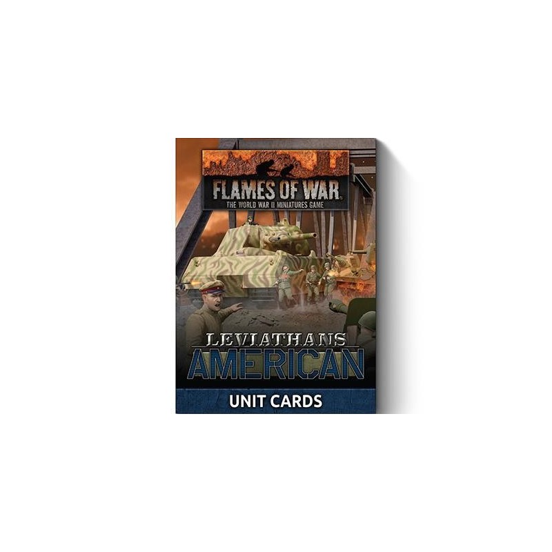 Late War Leviathans: American Unit Cards (33x Cards) - Limited Edition