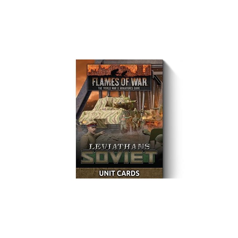 Late War Leviathans: Soviet Unit Cards (41x Cards) - Limited Edition  -- Preorder --