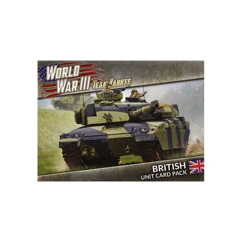 WWIII: British Unit Card Pack (39 cards)