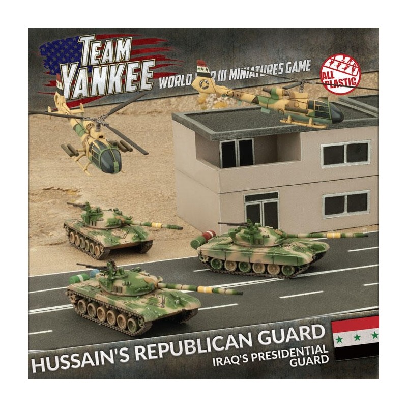 Hussein's Republican Guard (x3 T-72's x 2x Gazelle's Plastic)