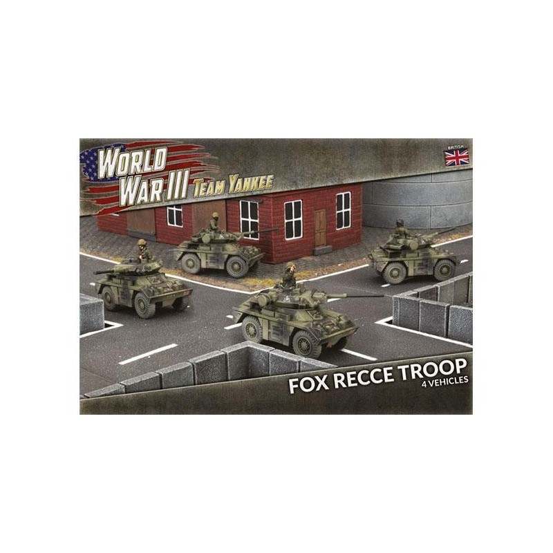 Fox Recce Troop (x4 Plastic)