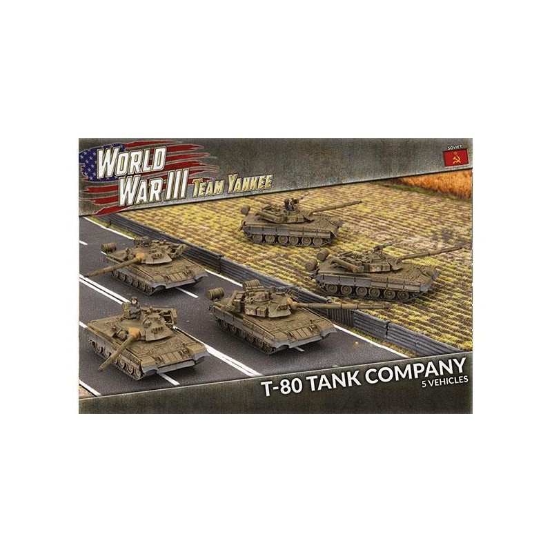 T-80 Tank Company (x5 Plastic)