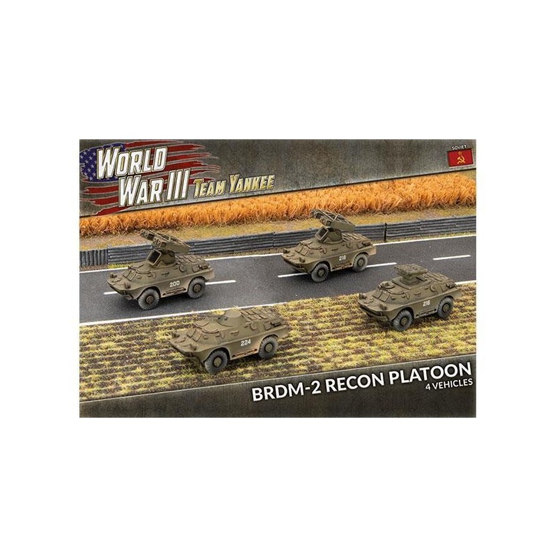 BRDM-2 Recon Platoon (x4 Plastic)