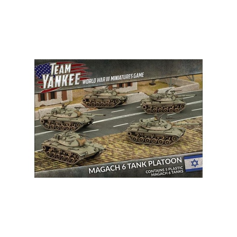 Magach 6 Tank Platoon (x5 Plastic)