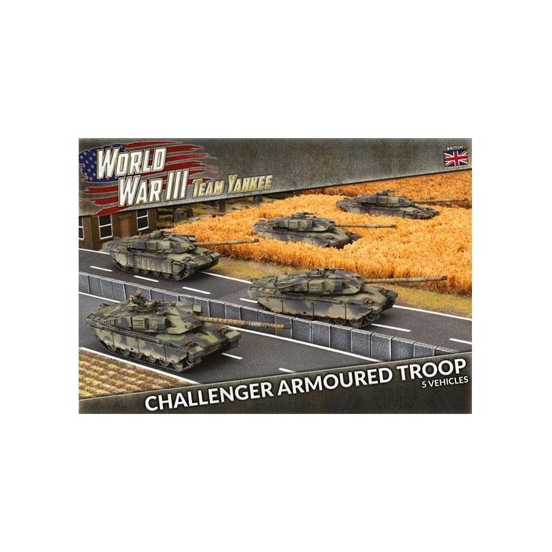 Challenger Armoured Troop (x5 Plastic)  -- Preorder --