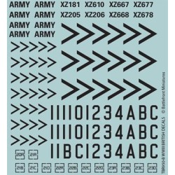 WWIII British Decal Set (x4)  -- Preorder --