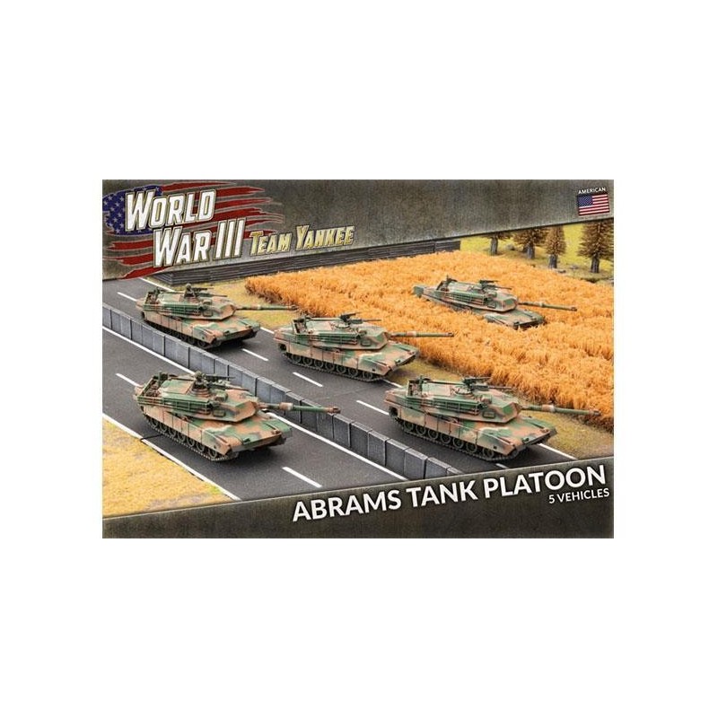 M1A1 Abrams Tank Platoon (x5 Plastic)