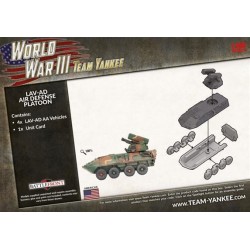 LAV-AD Air Defense Platoon (x4 Plastic)  -- Preorder --