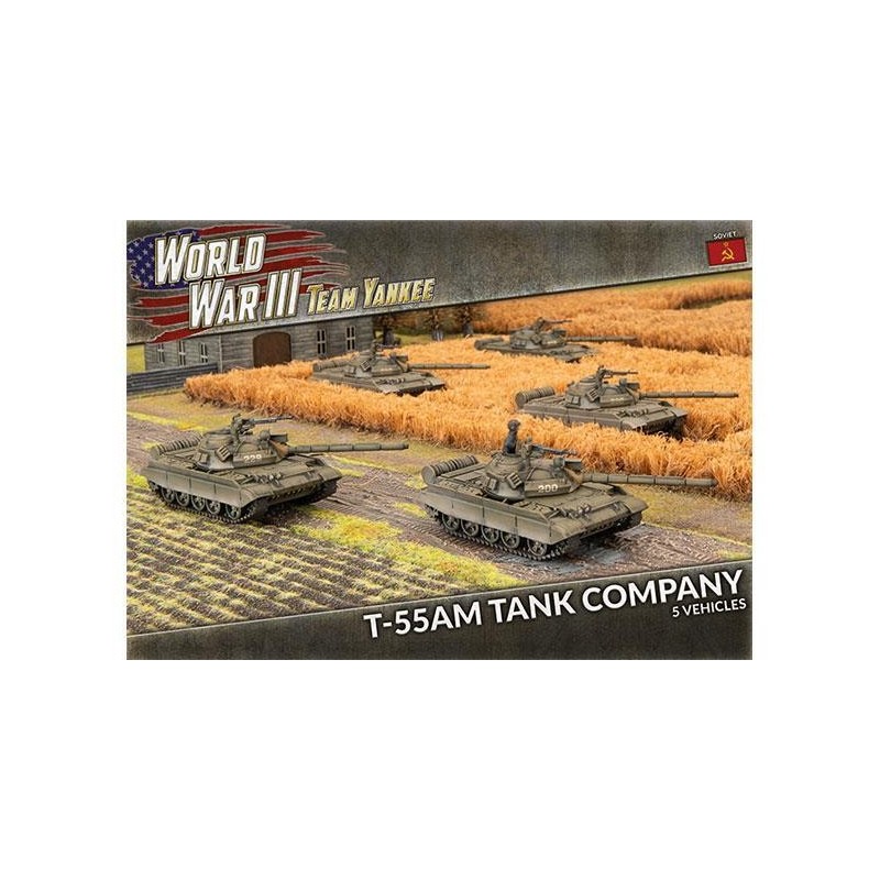 T-55AM Tank Company (x5 Plastic)  -- Preorder --