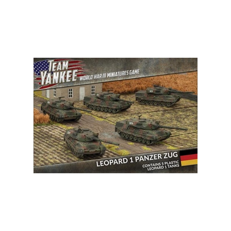 Leopard 1 Panzer Zug (Plastic)