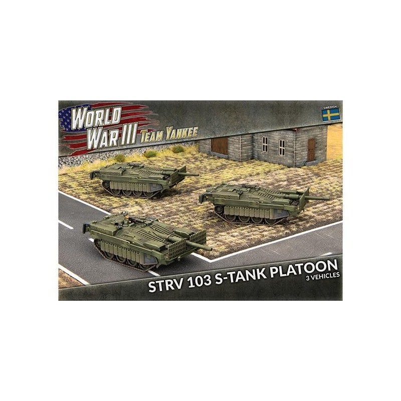 Strv 103 S-tank Platoon (x3 Plastic)