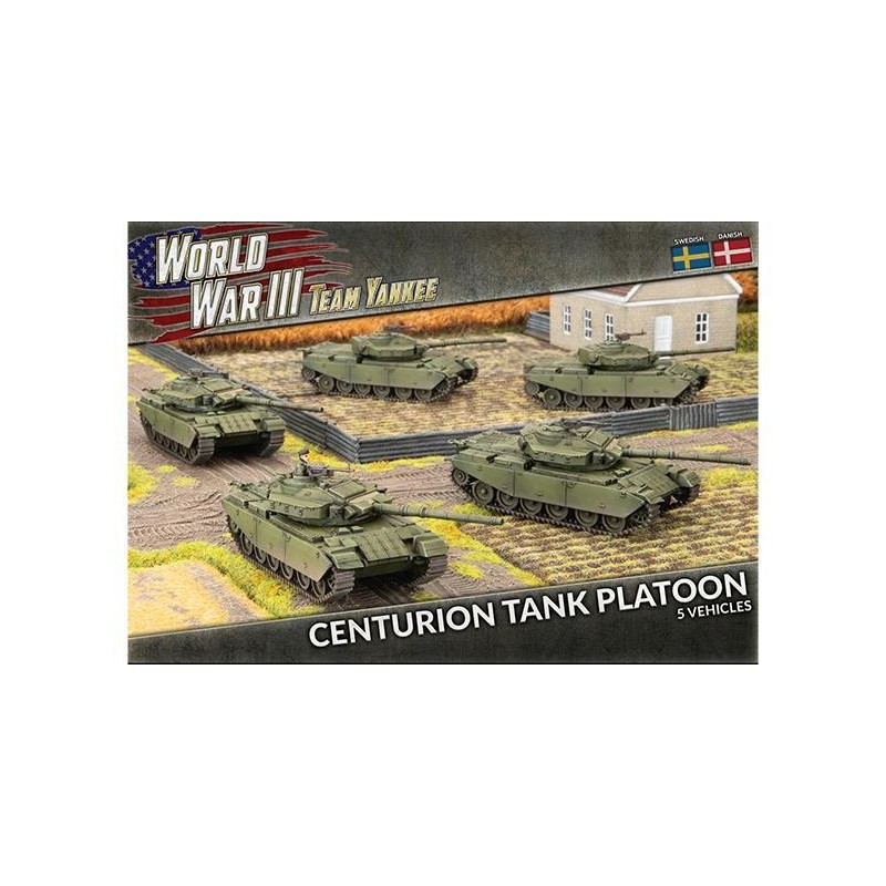 Centurion Tank Platoon (x5 Plastic)  -- Preorder --