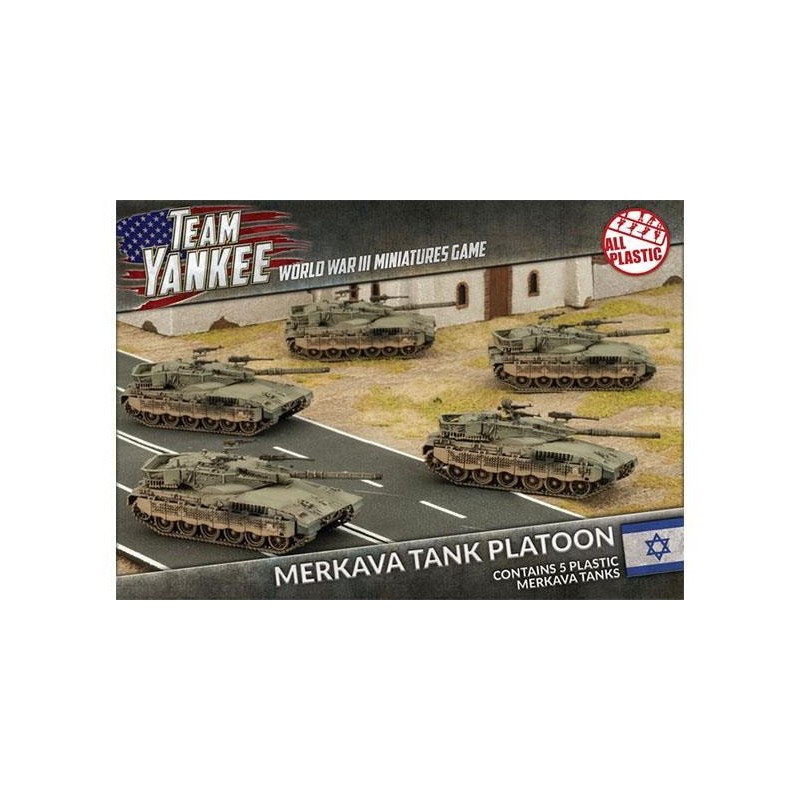 Merkava Tank Platoon (x5 Plastic)  -- Preorder --