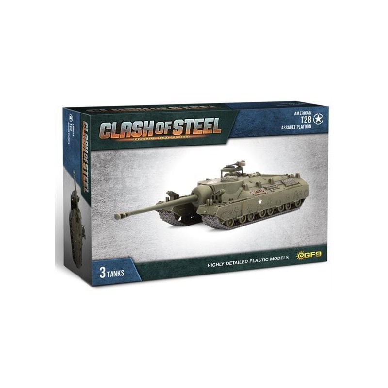 T28 Assault Tank Platoon (x3 Plastic)